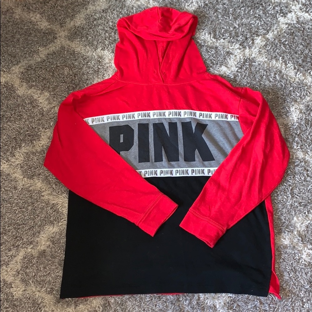 EUC VS PINK PULLOVER HOODIE